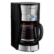 Maybe, this hamilton beach flexbrew coffee maker will be one of the best multipurpose appliances you have ever used! Hamilton Beach 12 Cup Programmable Coffee Maker In Black Bed Bath Beyond