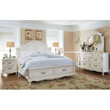 White Traditional 4 Piece Queen Bedroom Set Chateau Monaco Bedroom Sets Queen Queen Bedroom Bedroom Set