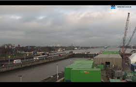 The kiel canal links the north sea with the baltic sea. Brunsbuttel Ships Live Cam Kiel Canal Germany Travelmouse Webcams