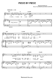 Birdy Skinny Love Chords Piece By Piece Sheet Music Kelly Clarkson Download Piece By Piece Piano Sheet Music Free Pdf Download Sheet Music Piano Sheet Music Free Piano Sheet