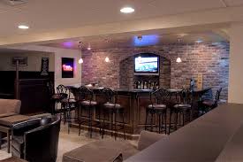 Building a corner bar allows you to use the remaining square footage to put in a seating area or a pool table. Sports Bar Basement In Blue Bell Pa Meridian