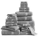 Amazon.com: LANE LINEN 24 Piece Bathroom Towel Set, 100% Cotton ...