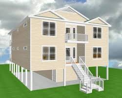 Reverse floor plans with living spaces up. Inverted Floor Plan Coastal House Plans From Coastal Home Plans