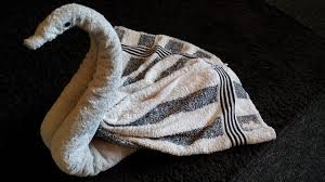 Schwan Illustrierte Handtuch Origami Faltanleitung Instructions For Folded Towel Swan Steemit Handtucher Falten Schwan Handtucher Handtuch Falten