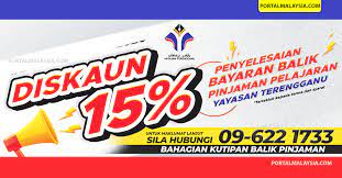Jangan asal dapet duit, pilih satu dari daftar pinjaman syariah online yang tanpa bunga dan riba syarat mudah bisa langsung cair segera. Cara Dapatkan 15 Diskaun Bayaran Balik Pinjaman Pelajaran Yayasan Terengganu