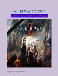 You do not have to spend on buying movie tickets or probably paying up for. Watch World War Z 2017 Full Movie Streaming Reddit
