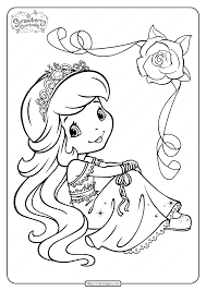 Strawberry shortcake and friends coloring pages to print buscar. Printable Strawberry Shortcake Coloring Pages 12