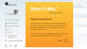 Der wahl o mat ist eine von der bundeszentrale für politische bildung (bpb) betriebene zusätzlich steht der wahl o mat seit der europawahl 2004 auch als herunterladbare offline software und… Sachsen Mitmachen Wahl O Mat Fur Sachsen Ist Online