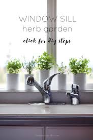 Plant windowsill herb garden tos diy. Window Sill Herb Garden Kendra Castillo