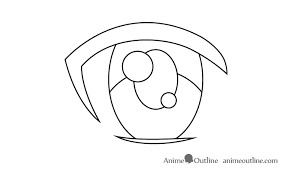 Draw an eye in pencil step 1. How To Draw Female Anime Eyes Tutorial Animeoutline