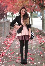 Spiked heels and black nylons (1967). Blouse Skirt Cute Black Stockings Blazer Black Blazer Leather Bag Black Leather Bag Necklace Black Heels Cute High Heels Plaid Skirt Shoes Bag Wheretoget
