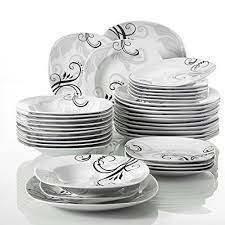 veweet zoey 36pcs assiettes pocelaine service de table 12 https www amazon fr dp b075h9dk2b ref cm sw service de table decoration interieure cuisine plate
