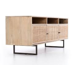 Dolores 65 Cane Media Console In 2020 Wood Media Console Living Room Tv Stand Furniture Rehab