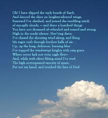 High Flight By John Gillespie Magee Jr High Flight Poem High Flight Wonder Quotes