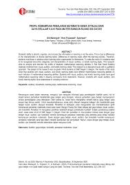 Sudah kami bagikan beberapa latihan tentang kekongruenan di mulai dari kekongruenan bangun datar dan. Pdf Profil Kemampuan Penalaran Matematis Siswa Ditinjau Dari Gaya Belajar V A K Pada Materi Bangun Ruang Sisi Datar