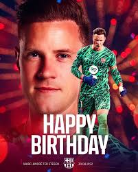 🎂 Happy birthday, captain Marc ter Stegen! 🥳