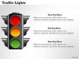 traffic lights powerpoint template slide graphics