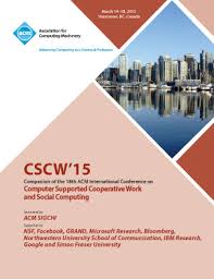 We provide exceptional fabrication & installation services. Proceedings Of The 18th Acm Conference Companion On Computer Supported Cooperative Work Social Computing Acm Conferences