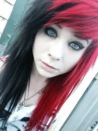 Fully dyed (unless black) is not. Pin By Pureblood Sitemodeling On Selfies Black Scene Hair Red Scene Hair Scene Hair Colors