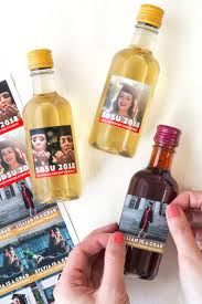 Mini Wine College Graduation Favors Custom Labels Tags Decorate Gifts And Favors With Your O Graduation Favors College Grad Gifts College Graduation Gifts