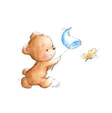 Buy The Drawing Of Cute Teddy Bear With Silver Printable , 46% OFF