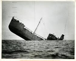 view through periscope of japanese ship