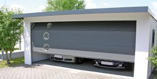 Grossgarage Aus Stahl Sektional Garagentor Fassade Haus Eingangsuberdachung