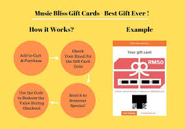 Music bliss sdn bhd — petaling jaya, malaysia. Music Bliss Gift Cards Best Gift Ever Music Bliss Malaysia