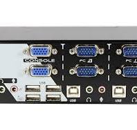 2 Ports Dual Monitor VGA KVM Switch with USB 2.0, Two-way ...