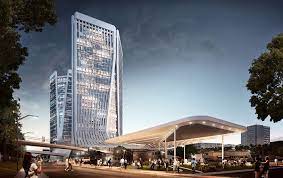 gallery of graft s masterplan for georgian railway headquarters mimics the natural curve of a railway junction 3