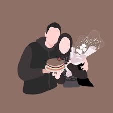 Couple Illustration Di 2020 Ilustrasi Ilustrasi Lukisan Ilustrasi Grafis