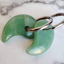 Magatama Choker and Earrings With Moss Agate and Green Aventurine. Gemstone  Claw-shaped Shinto Amulet Jewelry - Etsy Canada