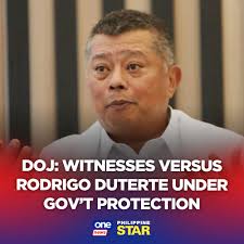 Justice Secretary Jesus Crispin Remulla said his department has been  providing protection for the witnesses since May, as requested by the  International Criminal Court. https://tinyurl.com/48kzevhd