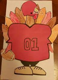Turkey In Disguise Football Player School Project 2015 Turkey Disguise Project Turkey Disguise Sport Themed Crafts