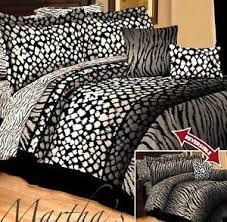 Black And White Cheetah Print Bedding New10pc King Black White Gray Zebra Leopard Animal Cheetah Comforter Bedding Set Comforter Bedding Sets Comforter Sets Bedding Set