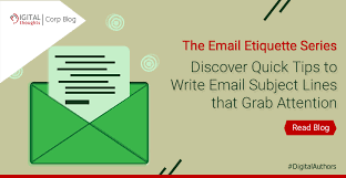 Also, don't use wordy sentences. 5 Key Tips To Write Enticing Email Subject Lines T Dg Blog Digital Thoughts