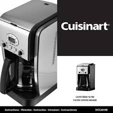 Sold by orva stores and ships from amazon fulfillment. Cuisinart Dcc2650e Instructions Manual Pdf Download Manualslib
