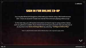 If you're a nintendo switch owner, chances are you've at least considered a nintendo switch online membership. Dungeons Signing Into A Microsoft Account For Online Multiplayer On Nintendo Switch And Playstation Home