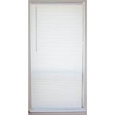 White Cordless 1 In Vinyl Mini Blind 34 In W X 64 In L 201504008 The Home Depot In 2020 Vinyl Blinds Vinyl Mini Blinds Blinds