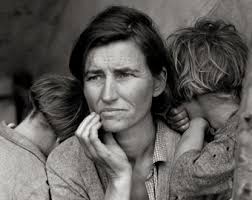 Migrant Mother, 1936. Vintage Photo Reproduction Print. Black & White  Photograph. Great Depression, Dust Bowl, Portrait, 1930s, 30s.