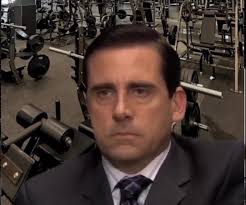 I'm sitting at gymnastics now and I see this face.