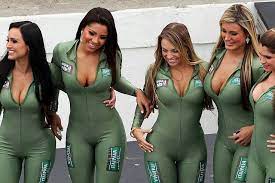 Grid girls pose on pole day at the 2015 indianapolis 500. Grid Girls Photos Facebook