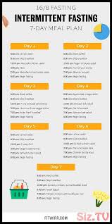 16 8 Fasting 7 Day 16 Hour Fasting Plan Intermittent Fasting 16 8 Fasting 7 Day 16 Hour Fasting Plan Interm Diet Loss Intermittent Fasting Diet Fasting Diet