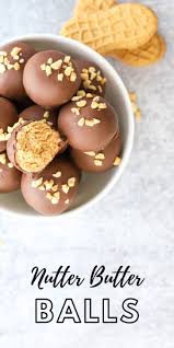 Nutter Butter Balls Simply Made Recipes Recipe Yummy Food Dessert Peanut Butter Balls Easy Dessert Recipes Easy