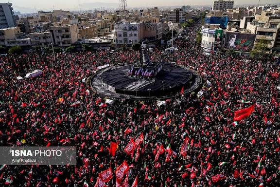 مراسم تشییع پیکر مطهر رهبر شهید انقلاب - تهران /۳ - ایسنا
