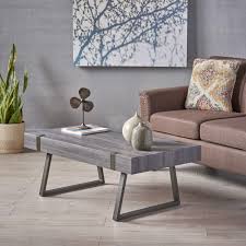 The armen living superb rustic oak coffee table with pass through drawer allows easy storage to access no matter what side of the table you're sitting on. Christopher Knight Home Abitha Faux Wood Coffee Table Black Oak Buy Online In Andorra At Andorra Desertcart Com Productid 166332934