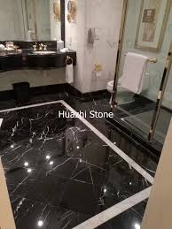 A gathering of floor and wall tiles and mosaics in honed black marble, honed snow white from classics like the rubicon and parker mosaics that harken the parquet floors of antiquity to ruffle tile and ponte mosaic that evoke a roaring twenties sensibility to. White Stripe In Black Marble Wall Tiles Flooring Tile From China Stonecontact Com