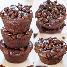Healthy Chocolate Muffins Flourless Made With Pb Averie Cooks Recipe Food Videos Desserts Healthy Chocolate Baking Recipes