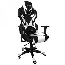 SILLA GAMER AUREOX G600 BLANCO/NEGRO 125KG