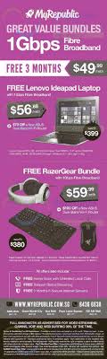 Lengkapi paket internet anda dengan layanan tv kabel dari my republic business solution harga mulai dari rp. Myrepublic 1gbps Fibre Broadband Free Gifts Promotion 27 Jun 2015
